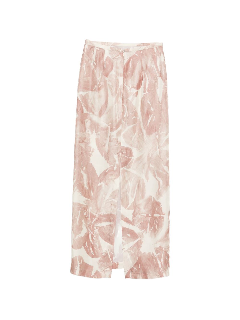 Alysi Printed silk skirt