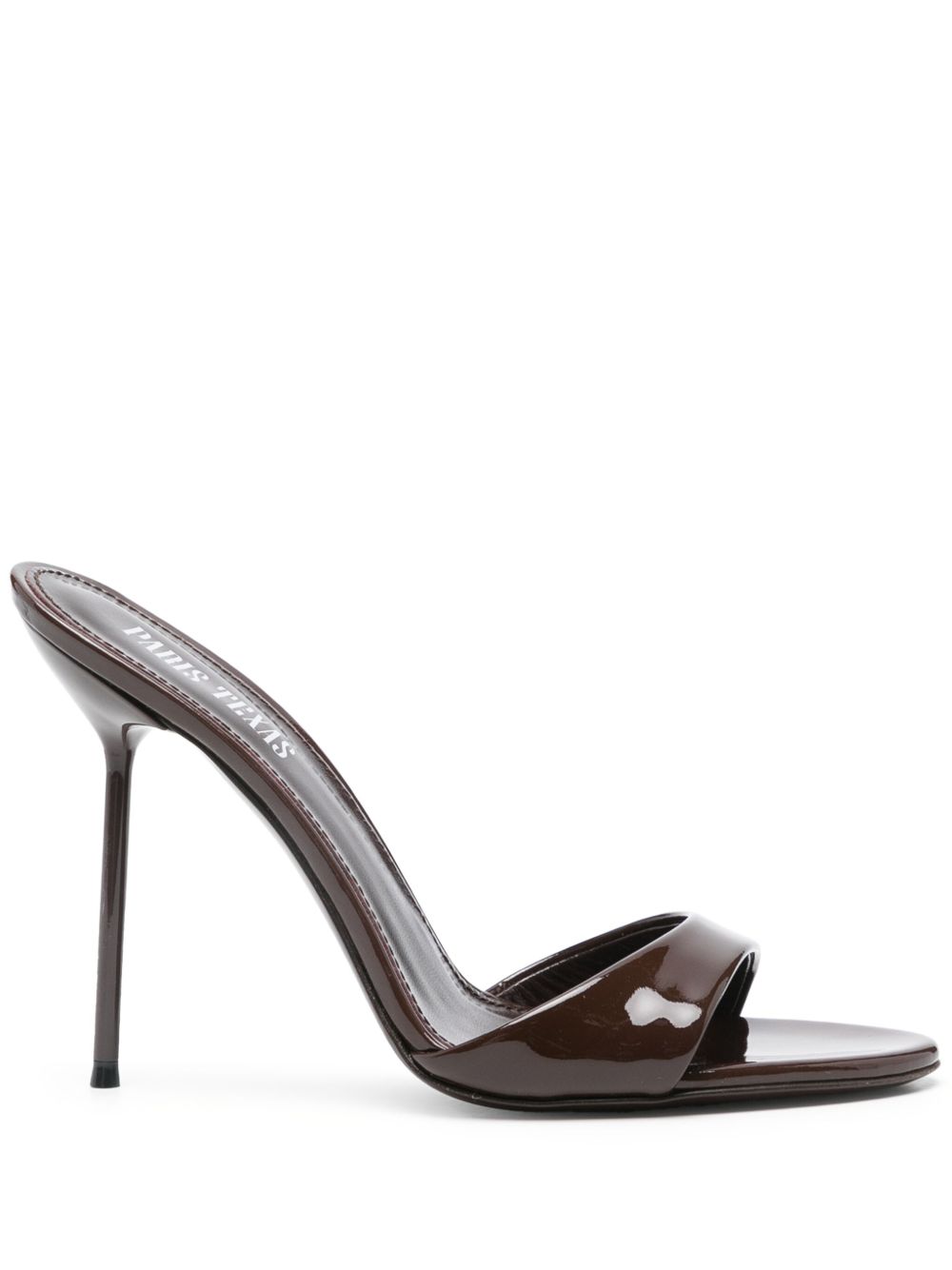 Paris Texas Lidia leather heel sandals
