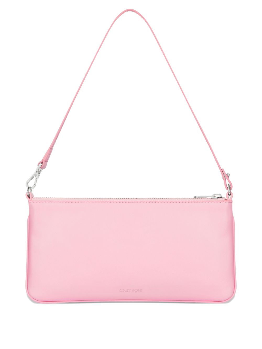 Courreges Pre Zippeed Leather Pouch
