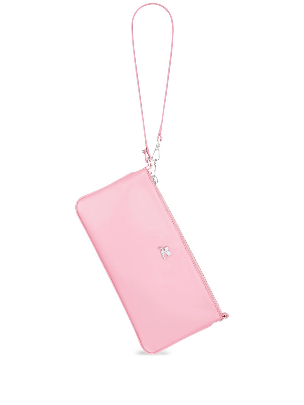 Courreges Pre Zippeed Leather Pouch
