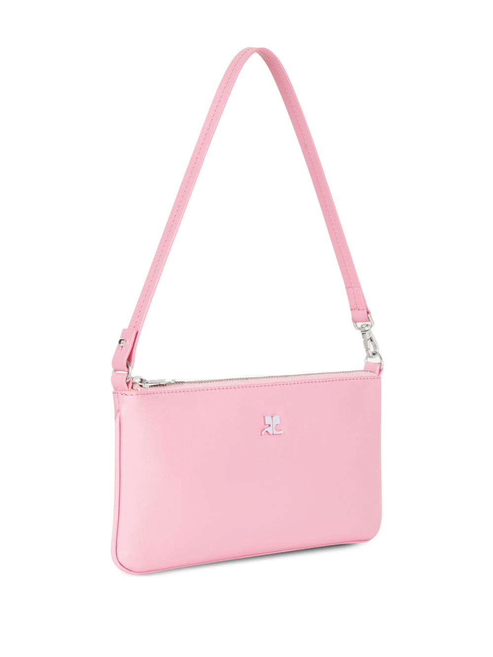 Courreges Pre Zippeed Leather Pouch