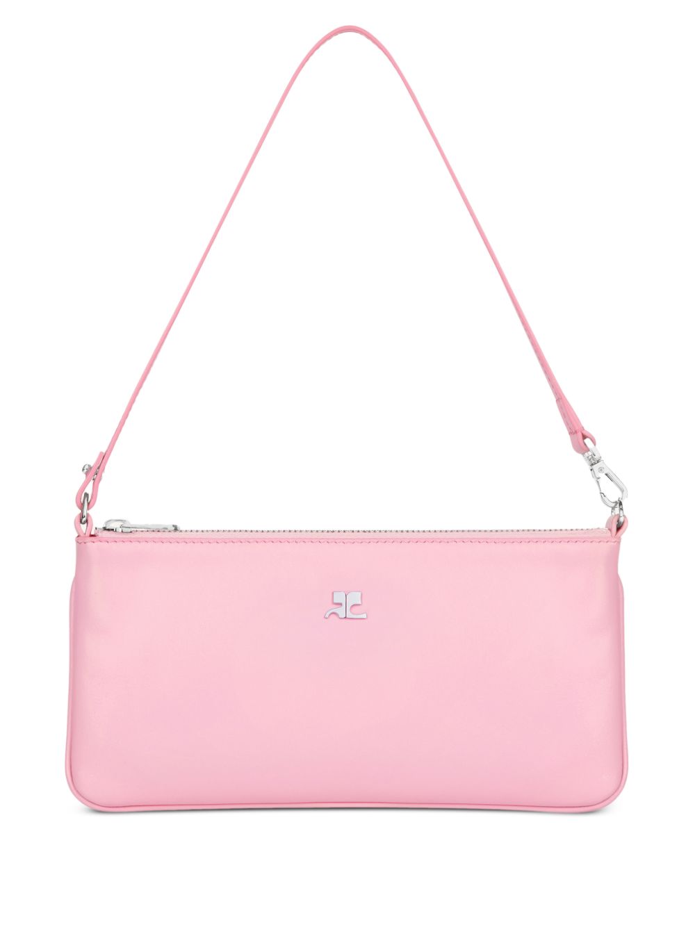 Courreges Pre Zippeed Leather Pouch