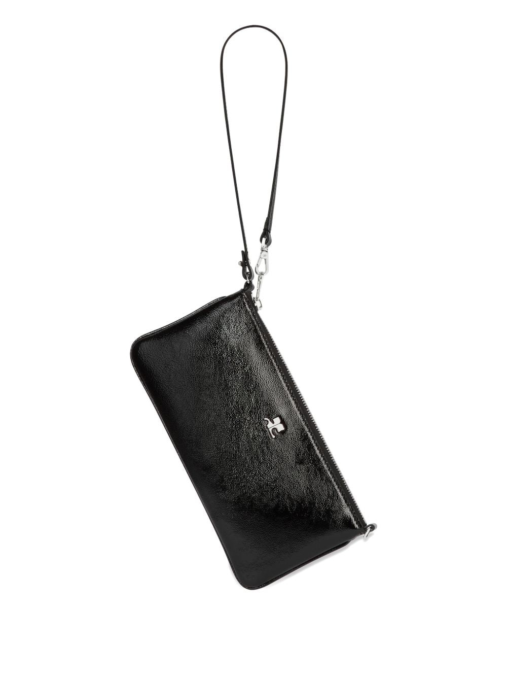 Courreges Pre Logo-Plaque Zipped Pouch