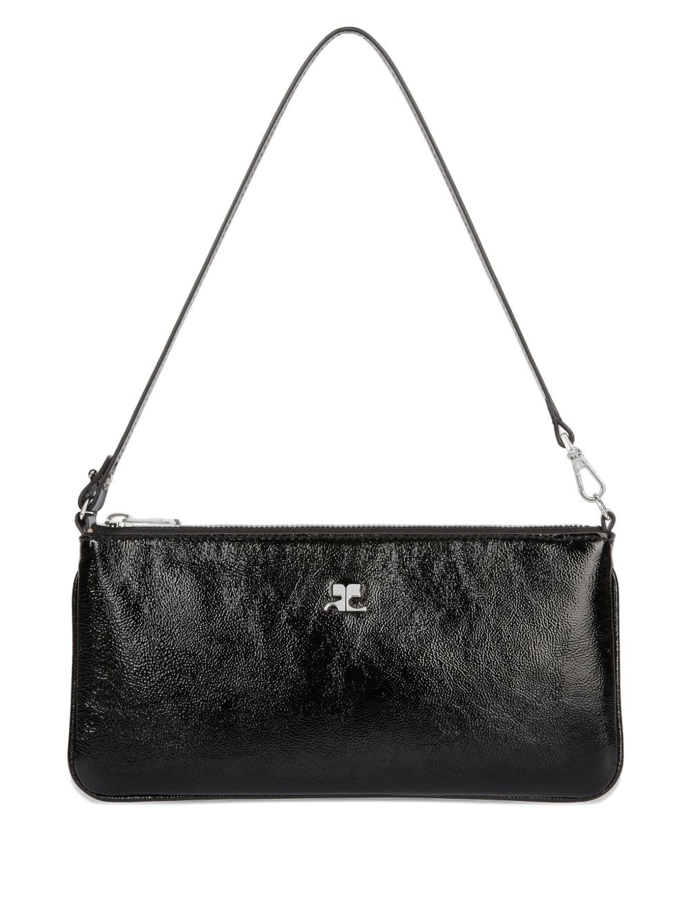 Courreges Pre Logo-Plaque Zipped Pouch