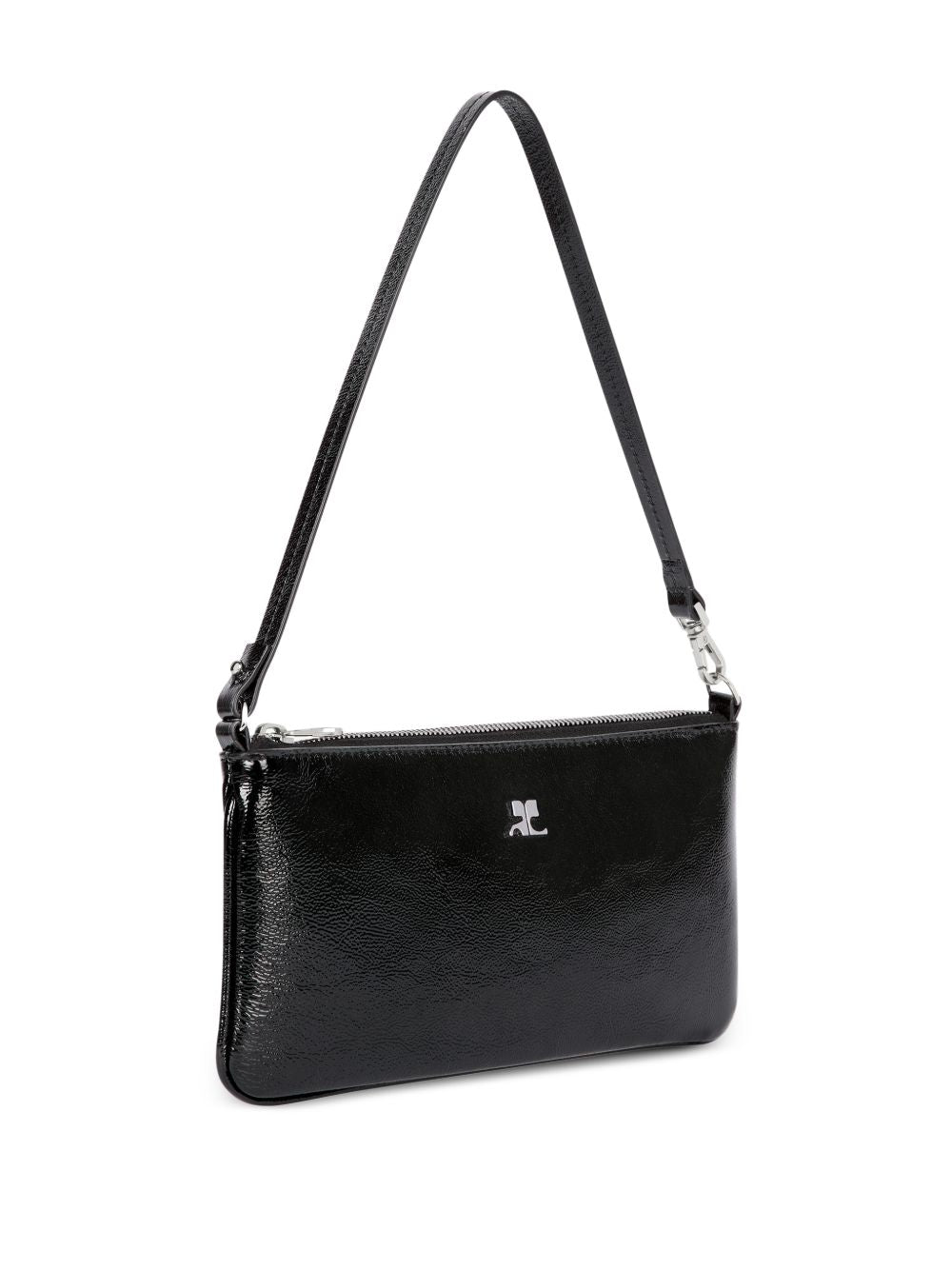 Courreges Pre Logo-Plaque Zipped Pouch