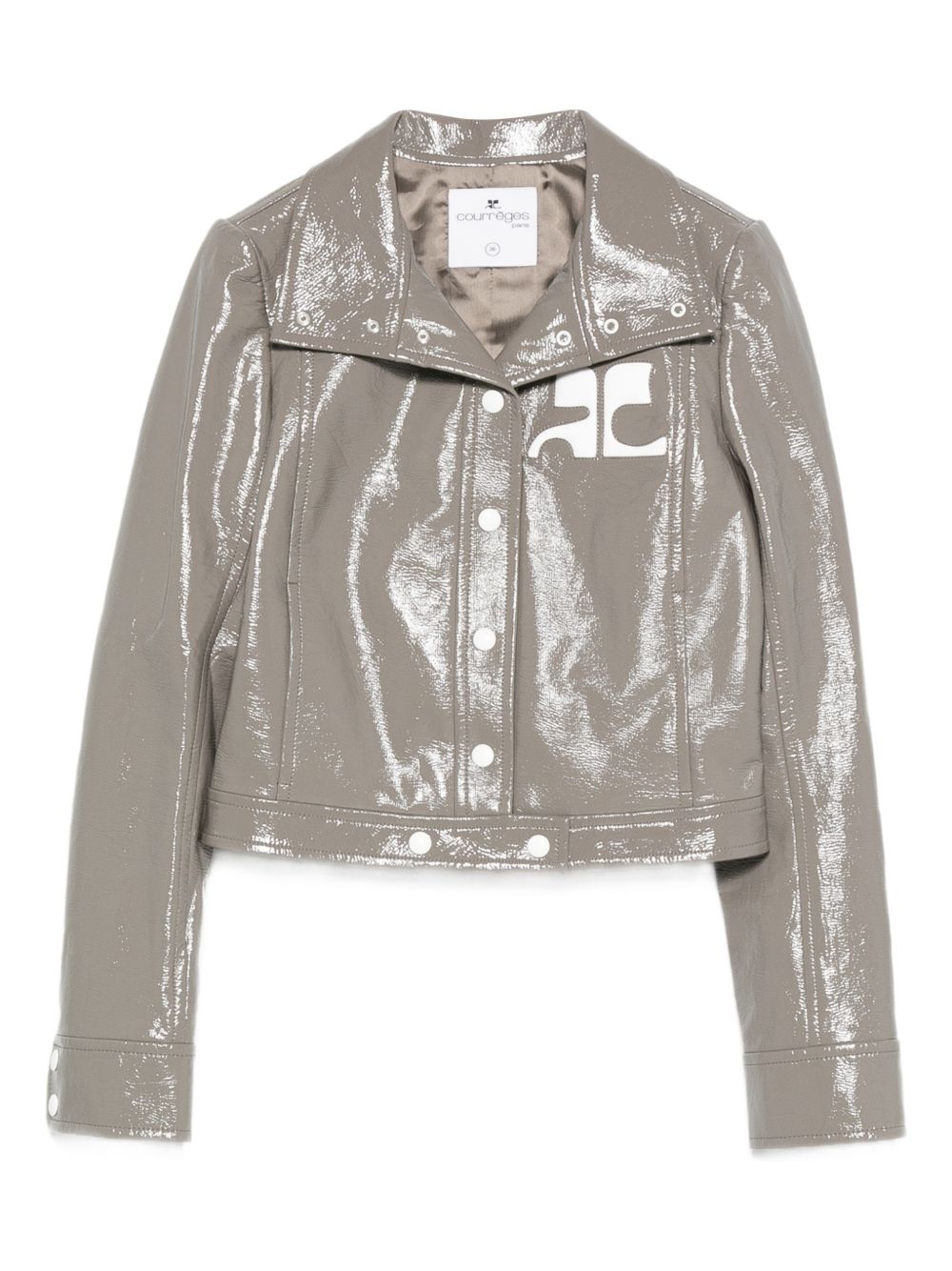 Courreges Re-Edition Faux leather jacket