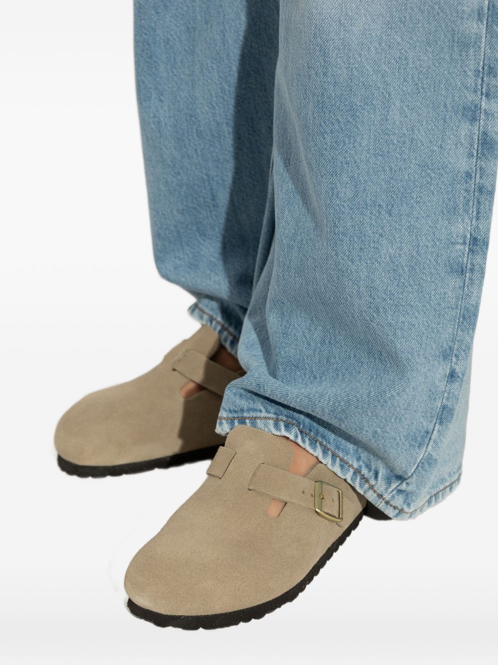 Birkenstock Boston suede leather clog