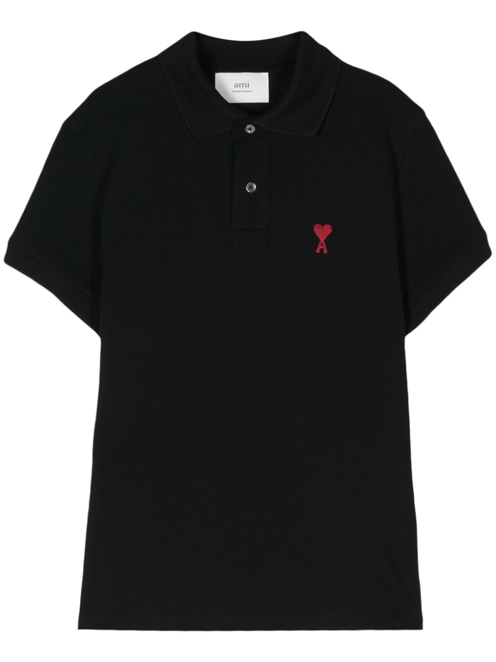 Ami Paris Ami De Coeur cotton polo shirt