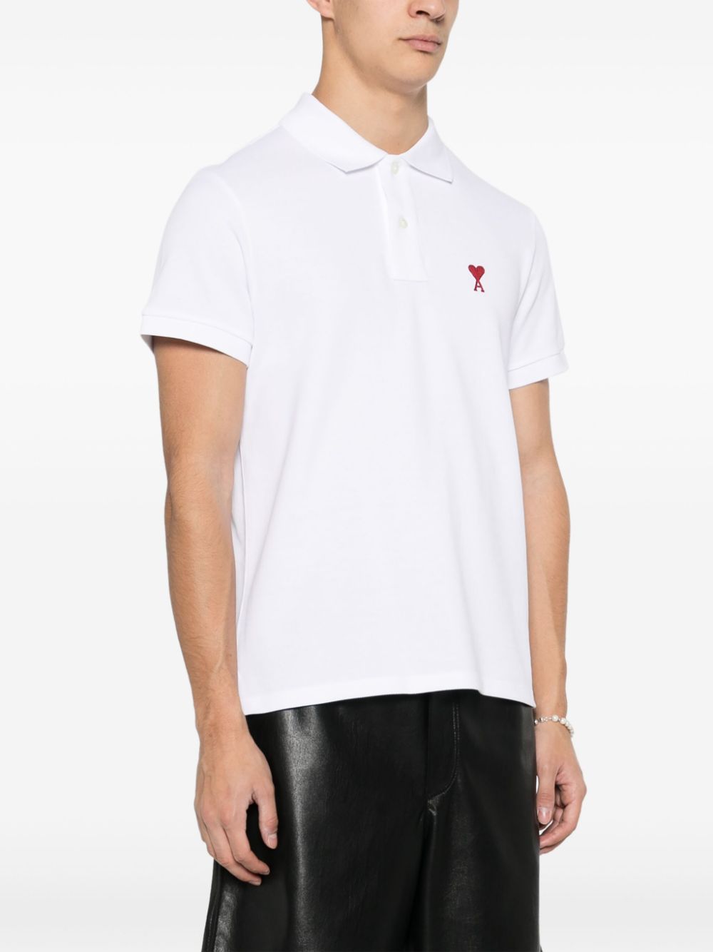 Ami Paris Criteria page Ami De Coeur cotton polo shirt