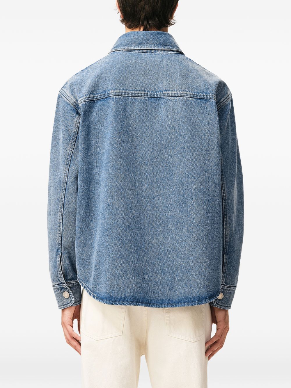 Ami Paris Ami De Coeur denim shirt