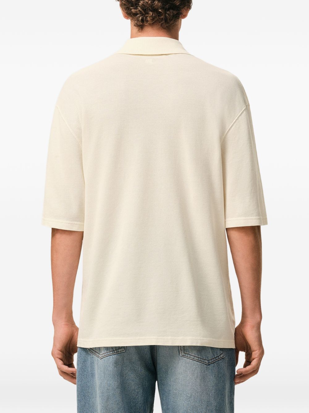 Ami Paris Ami De Coeur cotton polo shirt