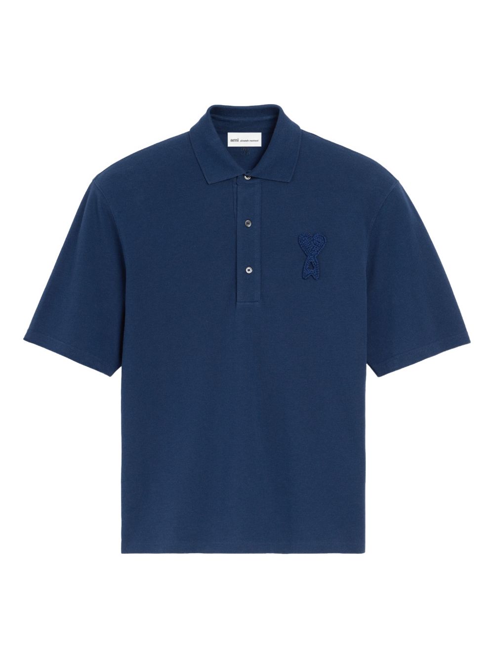 Ami Paris Ami De Coeur cotton polo shirt