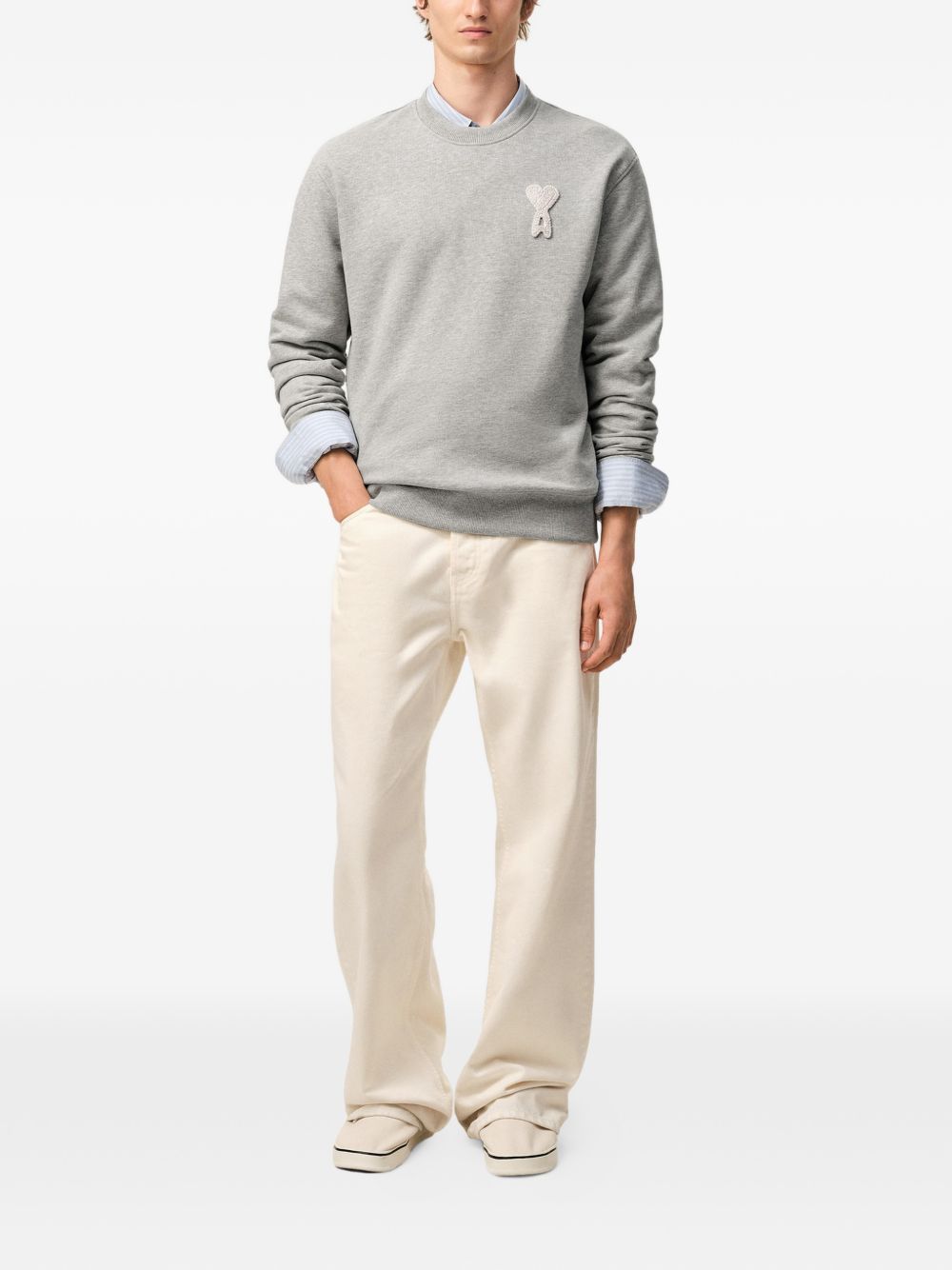 Ami Paris Ami De Coeur cotton sweatshirt