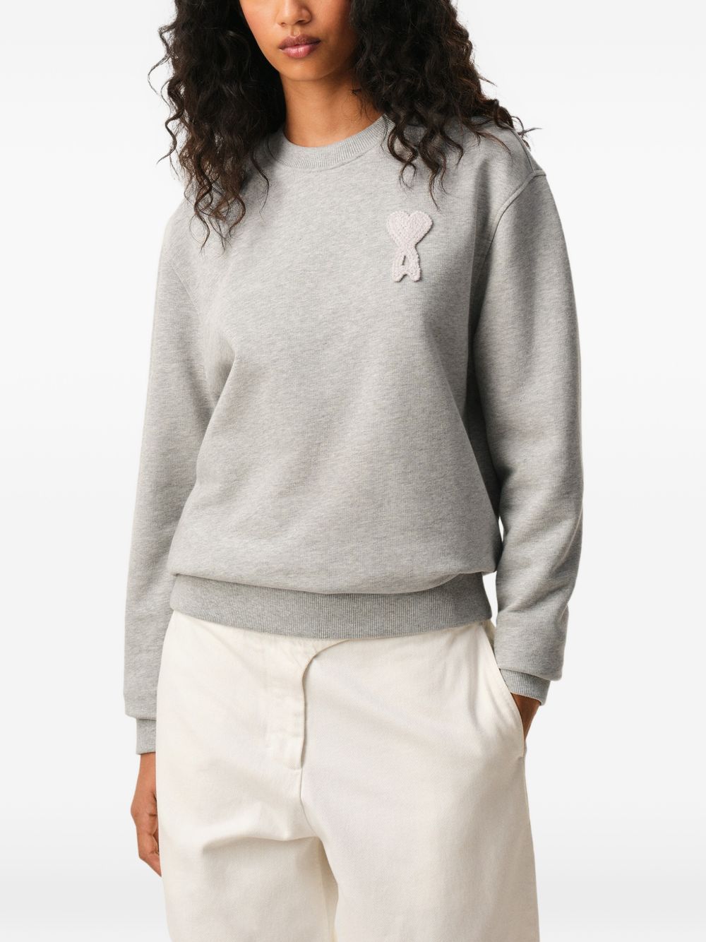 Ami Paris Ami De Coeur cotton sweatshirt