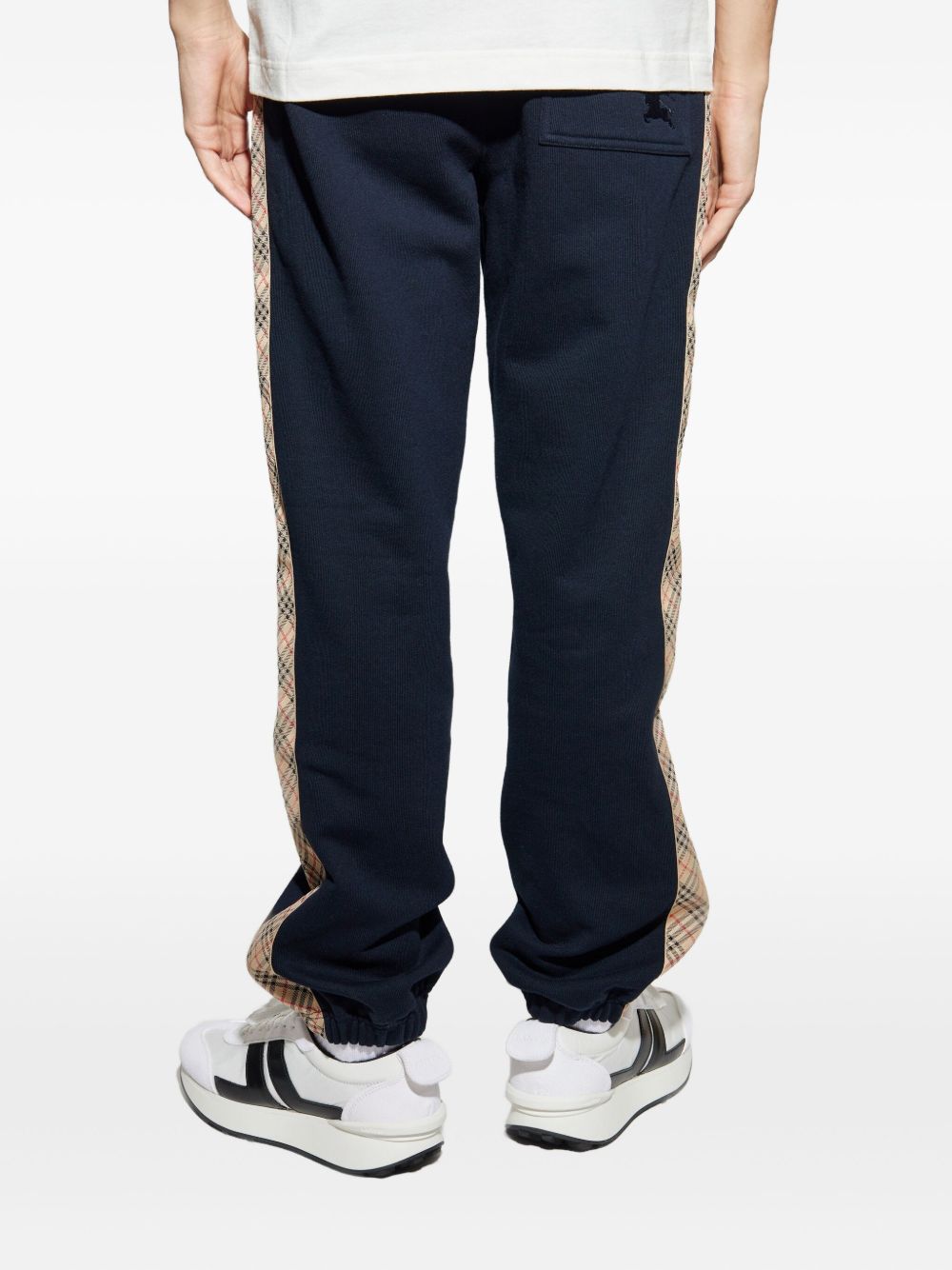Burberry Equestrian Knight emrbroidery elasticated waistband Cotton sweatpants