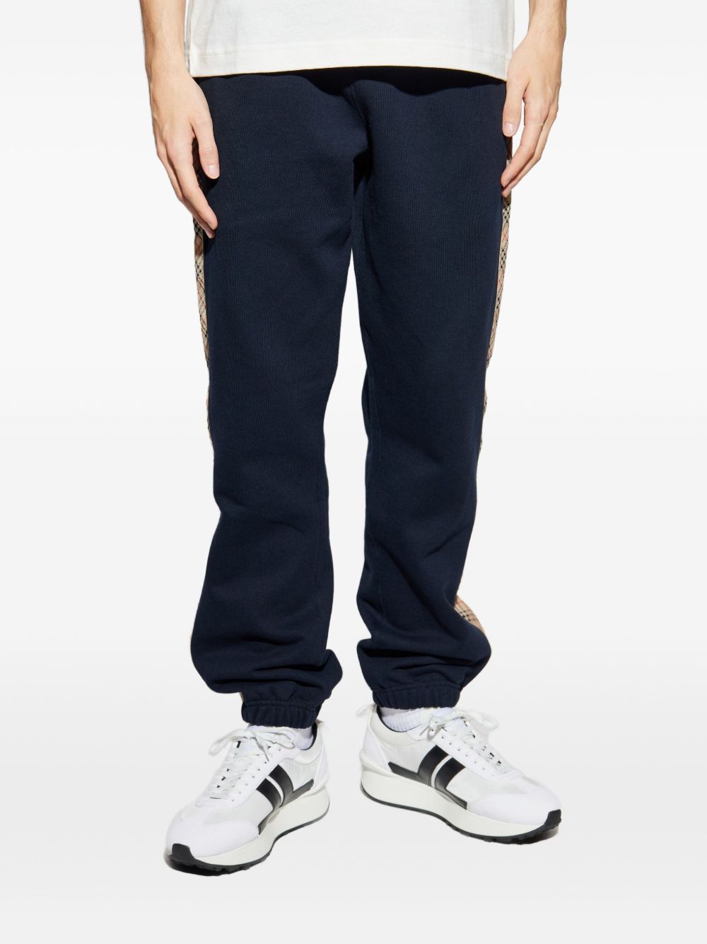 Burberry Equestrian Knight emrbroidery elasticated waistband Cotton sweatpants