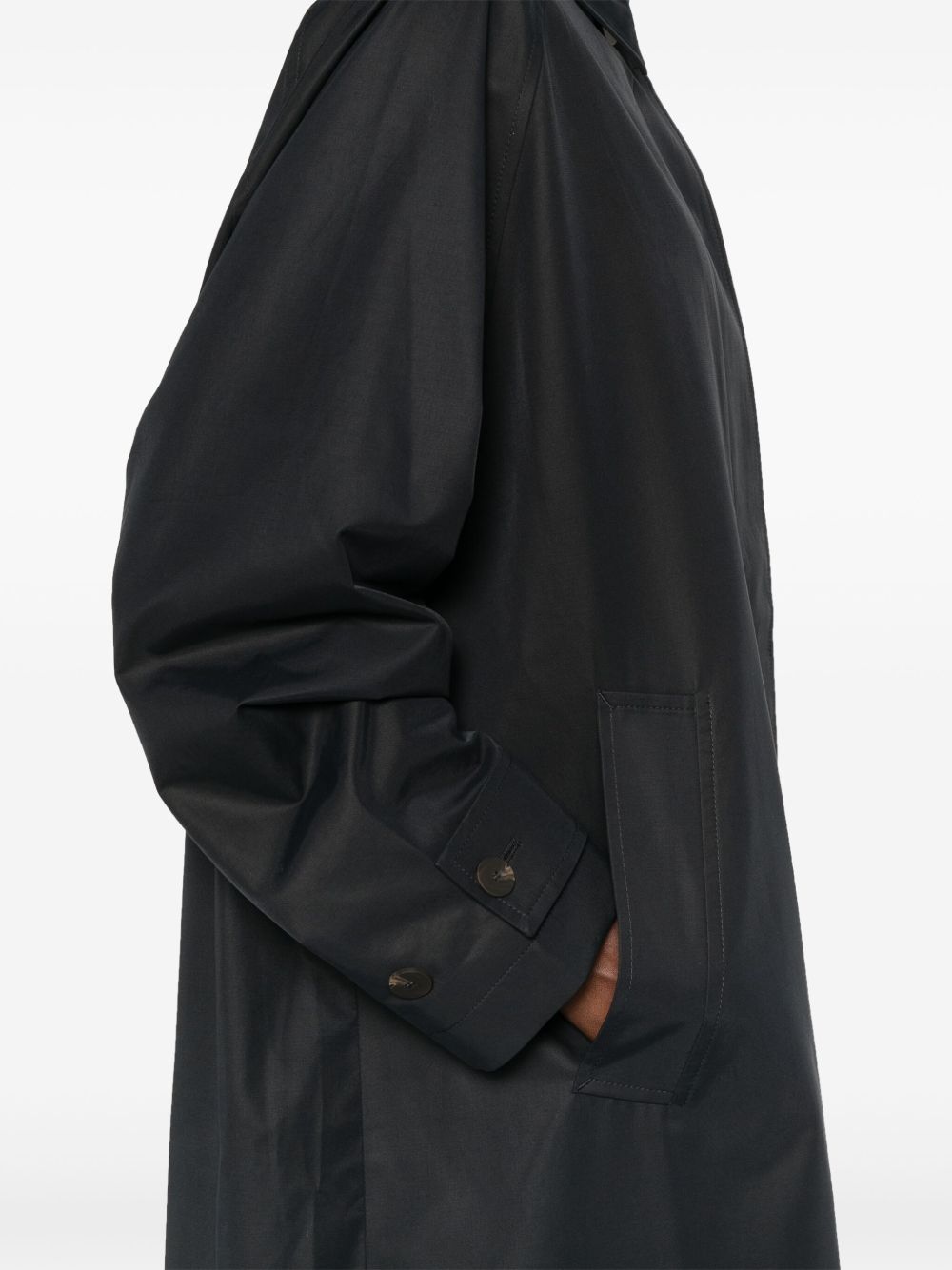 Studio Nicholson Pre Holin cotton blend coat