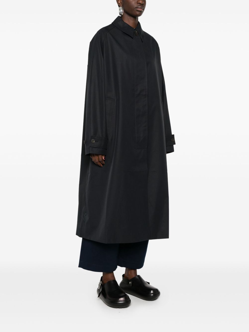 Studio Nicholson Pre Holin cotton blend coat