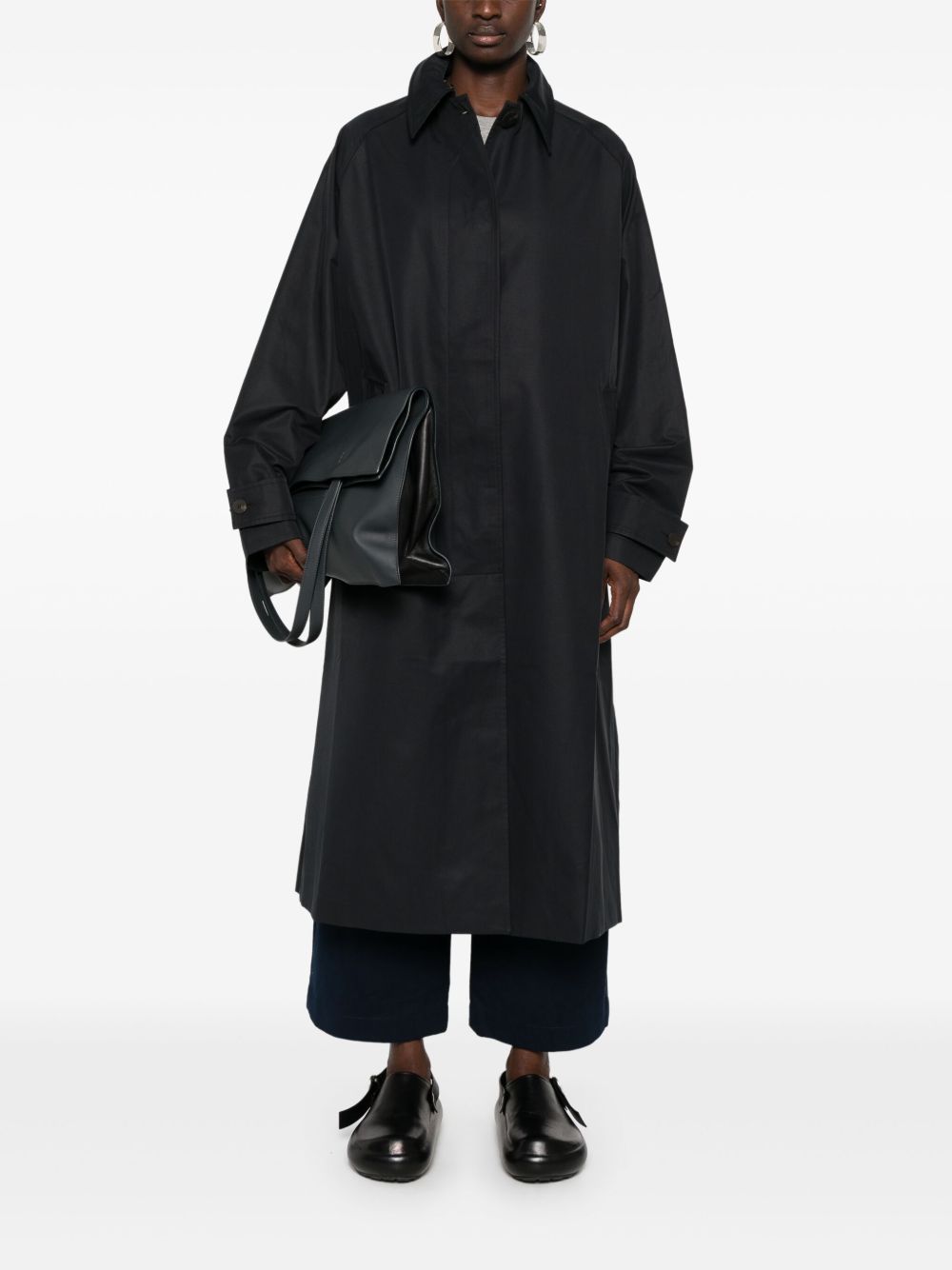Studio Nicholson Pre Holin cotton blend coat