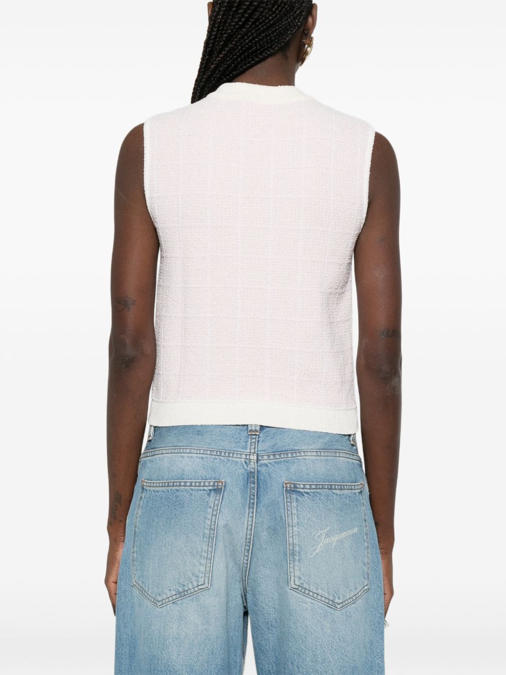 Balmain Tweed Tank top