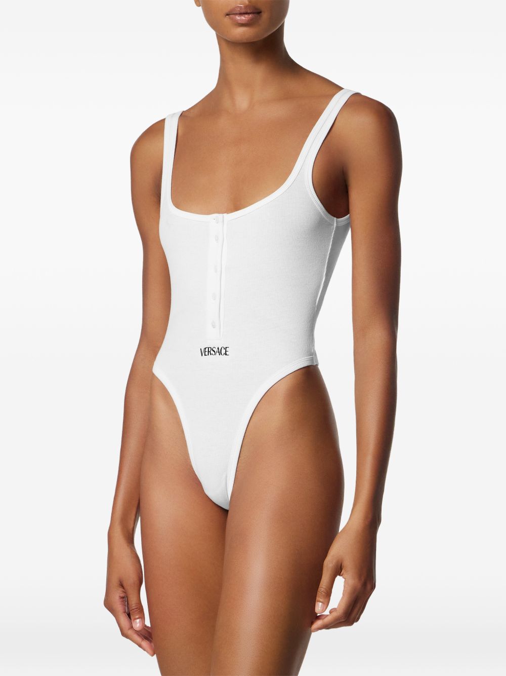 Versace Logo cotton bodysuit