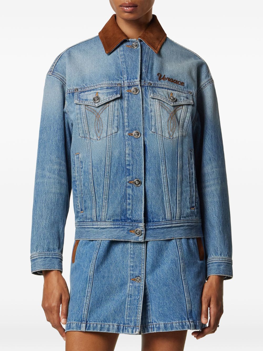 Versace Denim cotton jacket