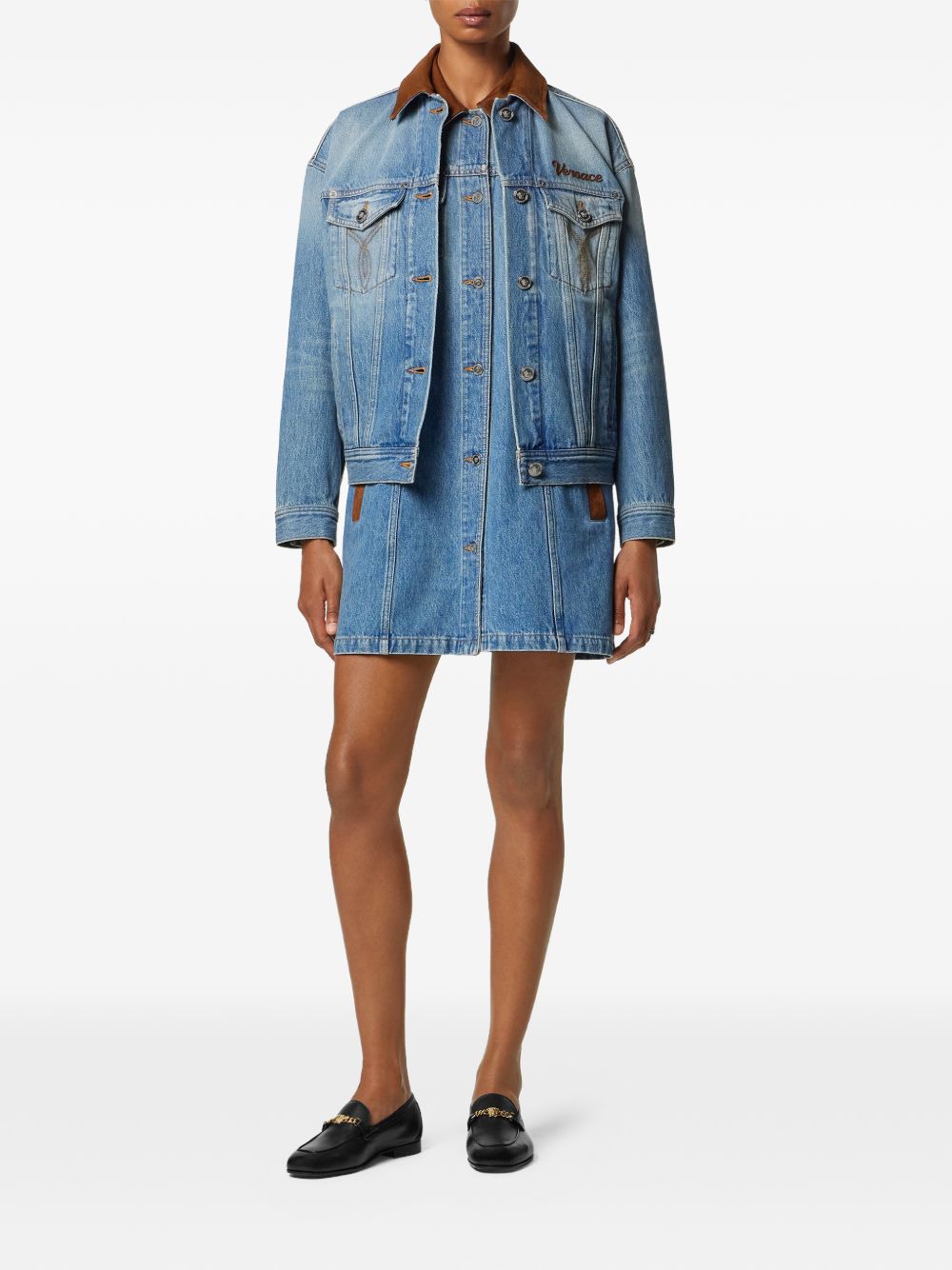 Versace Denim cotton jacket