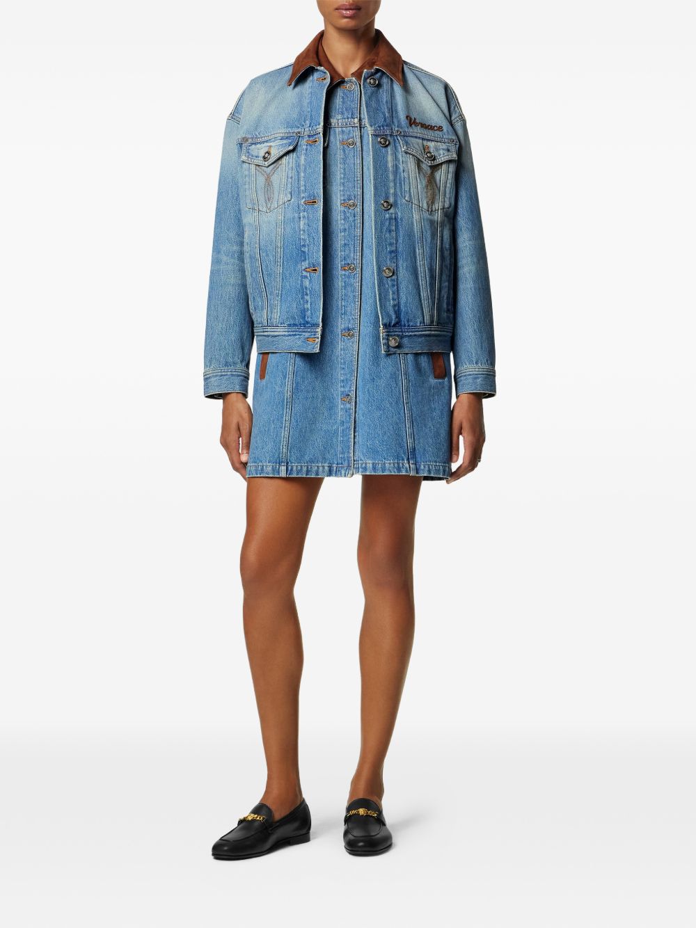 Versace Denm cotton dress