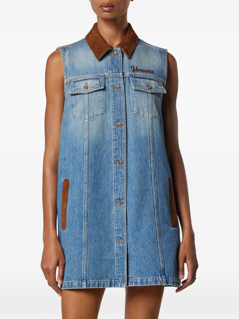 Versace Denm cotton dress
