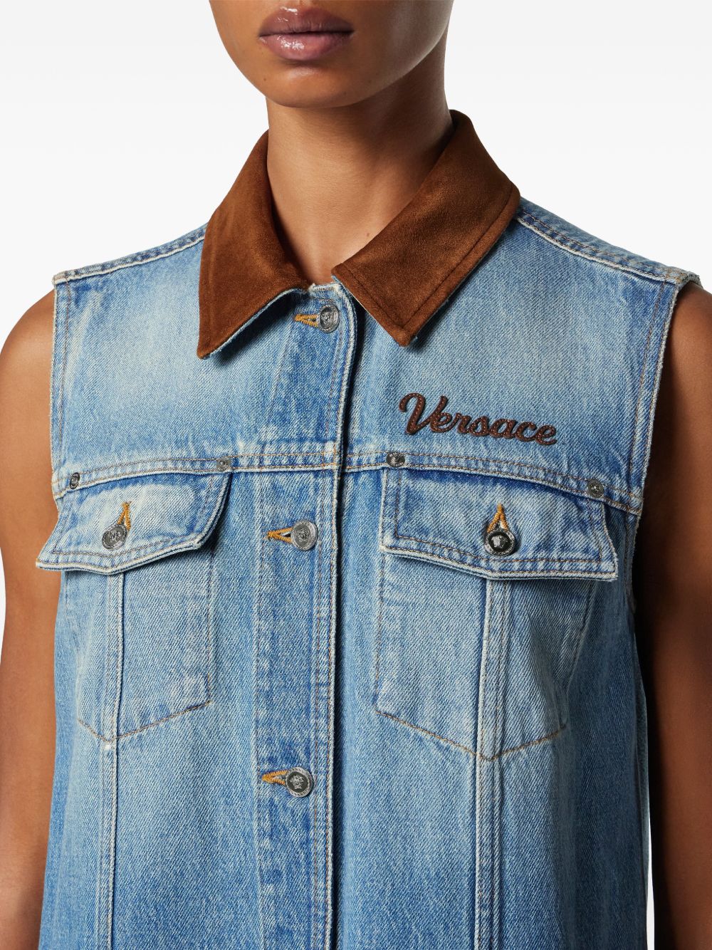 Versace Denm cotton dress