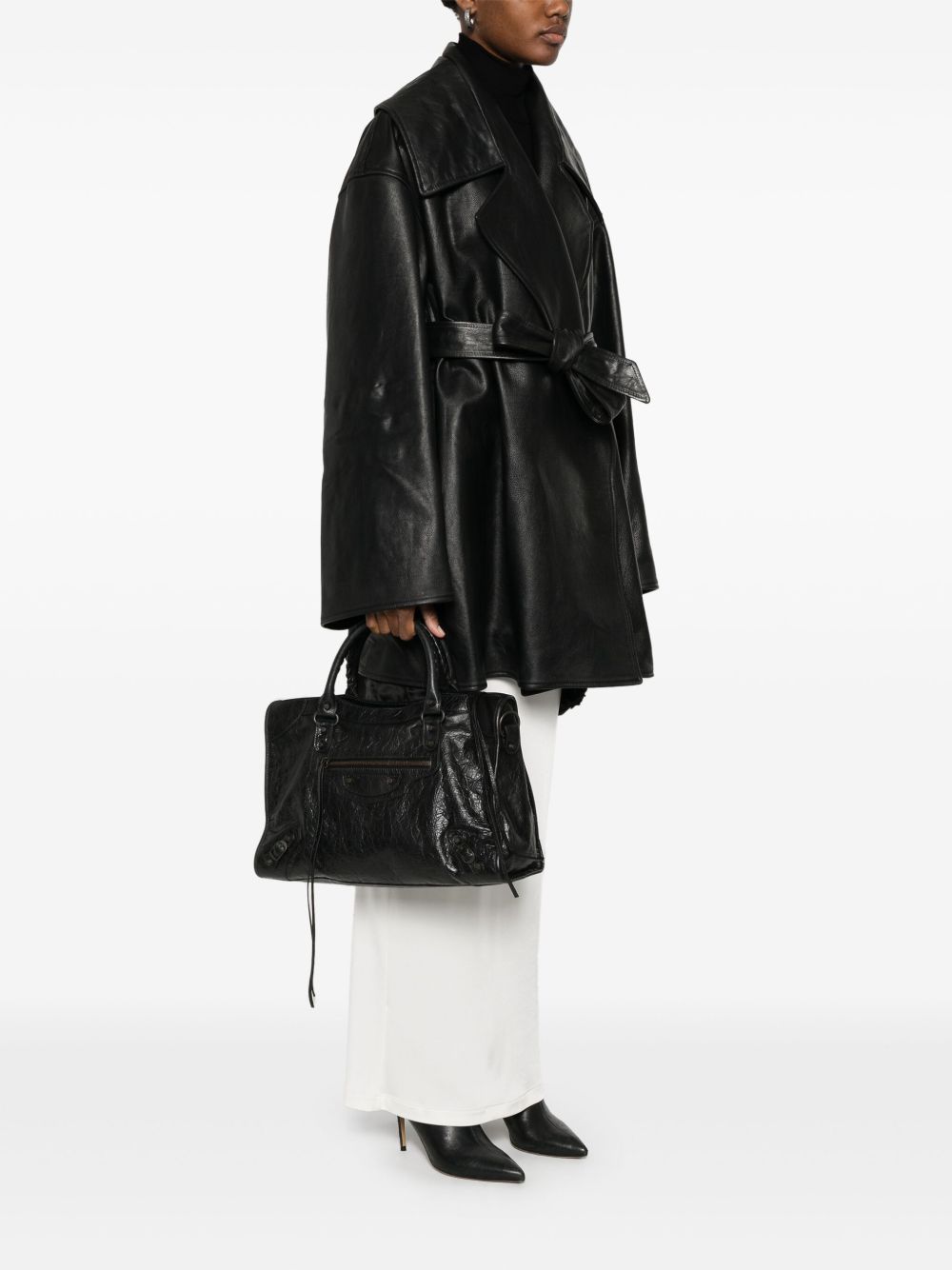Balenciaga Le City medium leather handbag