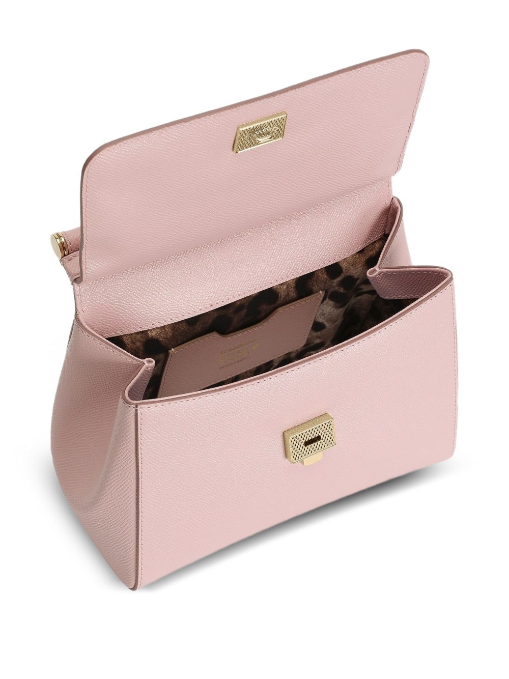 Dolce & Gabbana-medium Sicily handbag in pink leather