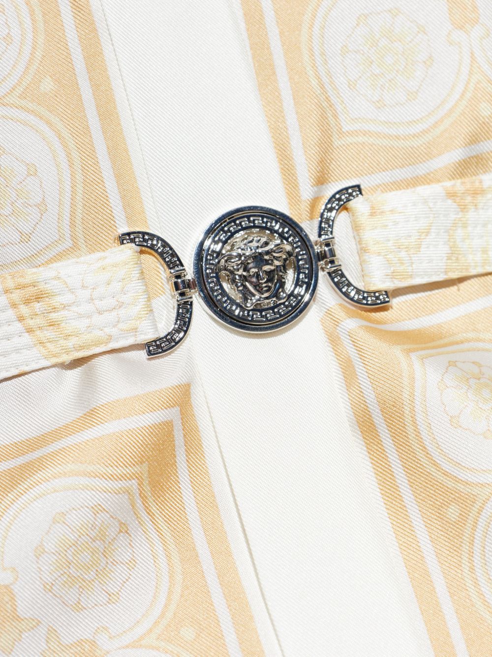Versace Barocco print silk shirtdress
