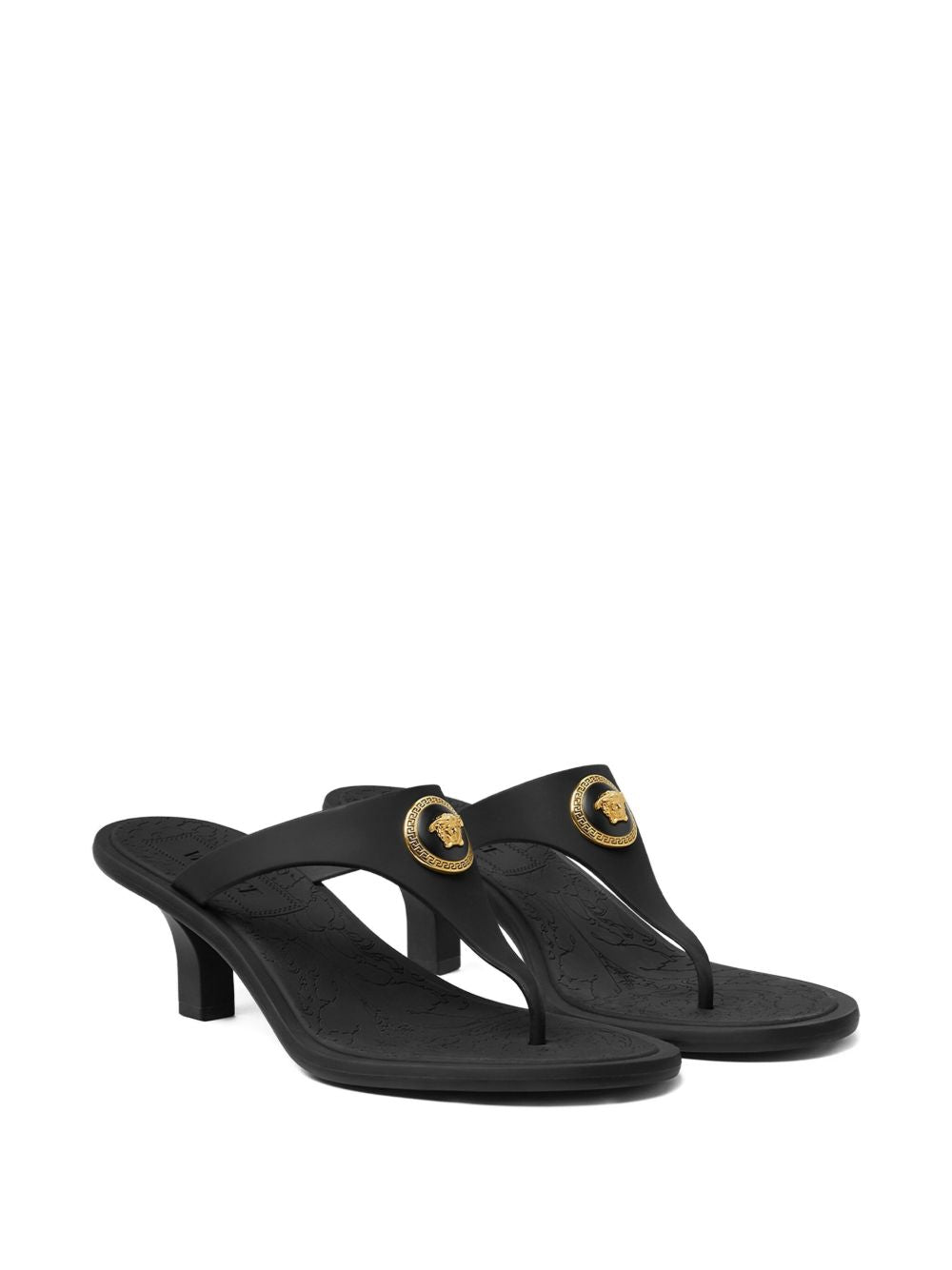 Versace Alia Rubber Thong Sandals