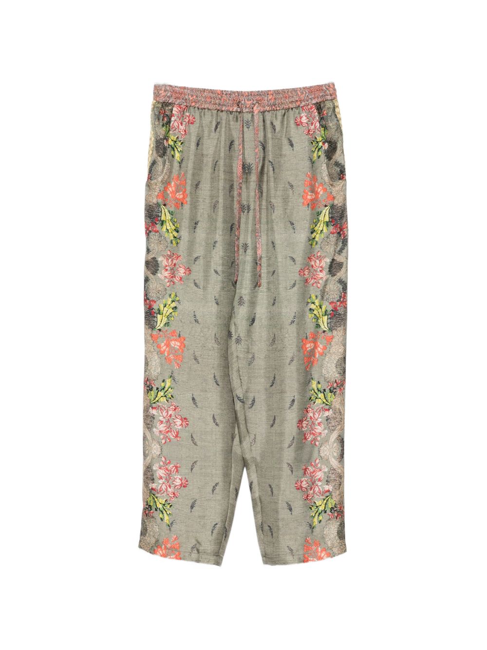 Pierre Louis Mascia Printed silk trousers
