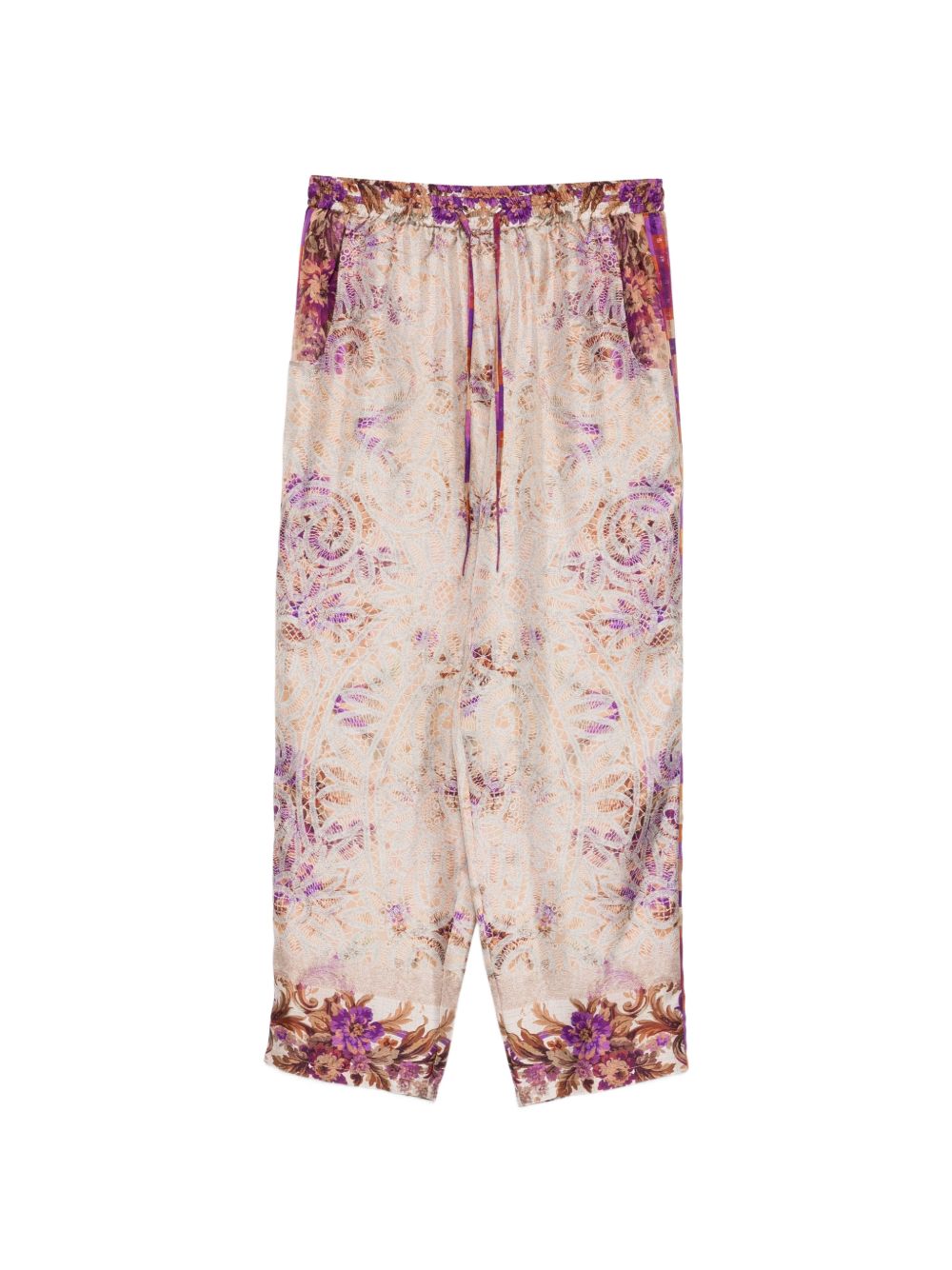 Pierre Louis Mascia Printed silk trousers
