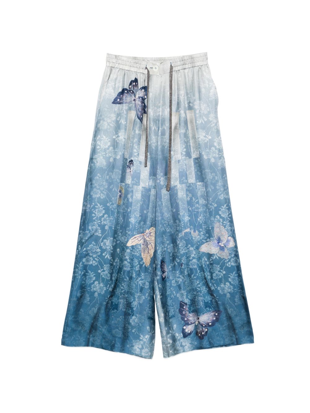 Pierre Louis Mascia Printed silk trousers