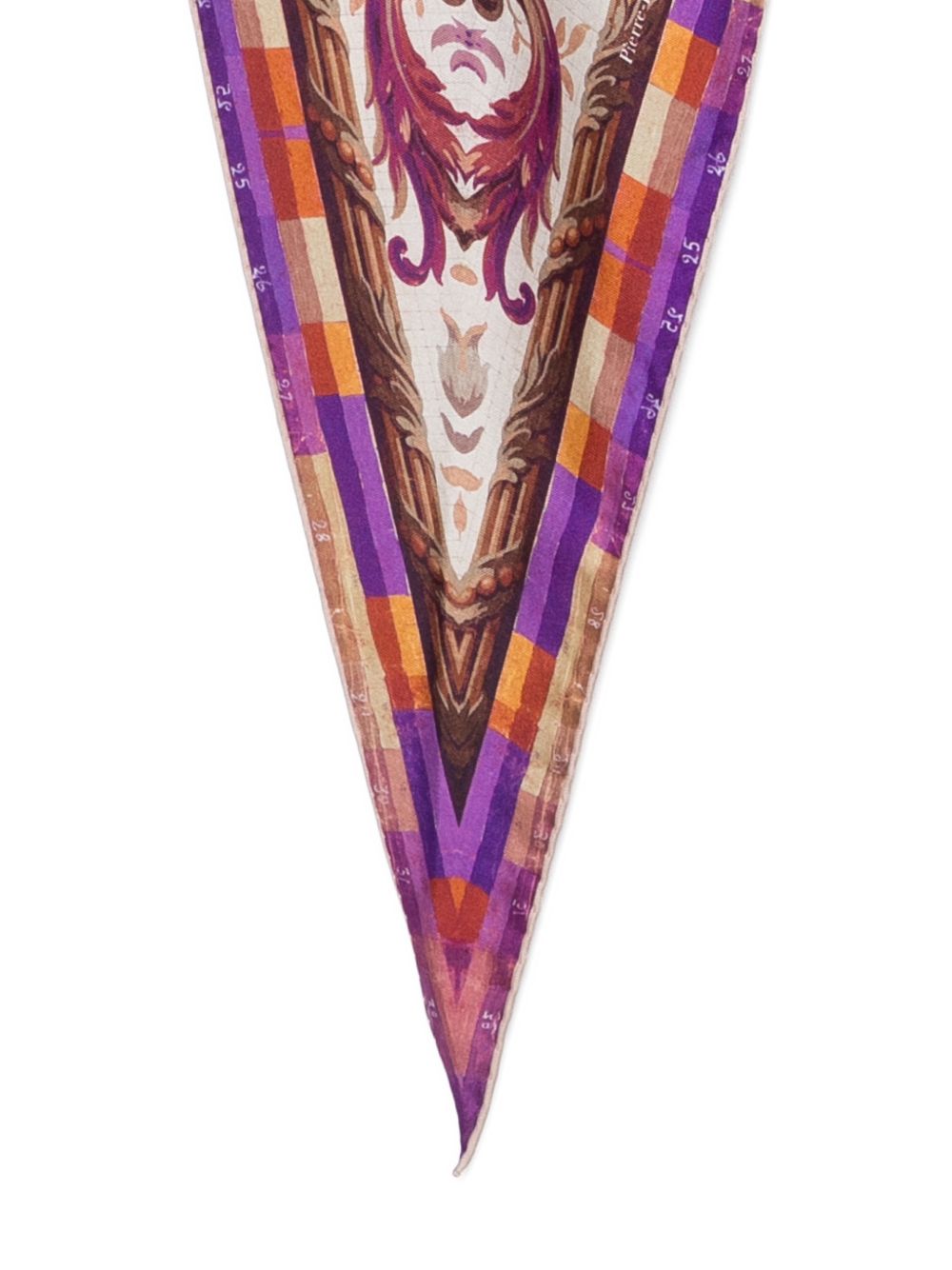 Pierre Louis Mascia Printed silk scarf