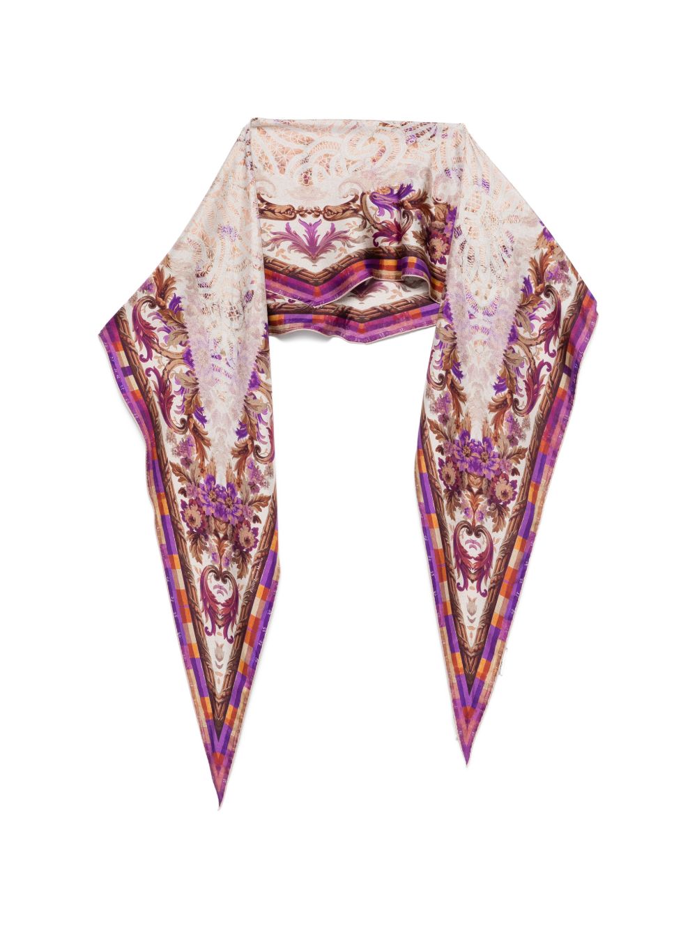 Pierre Louis Mascia Printed silk scarf