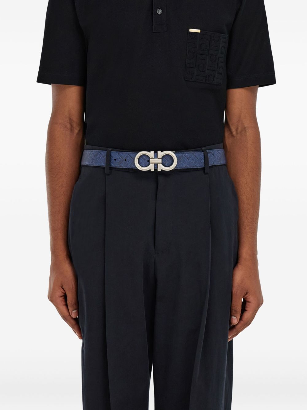 Ferragamo Gancini leather belt