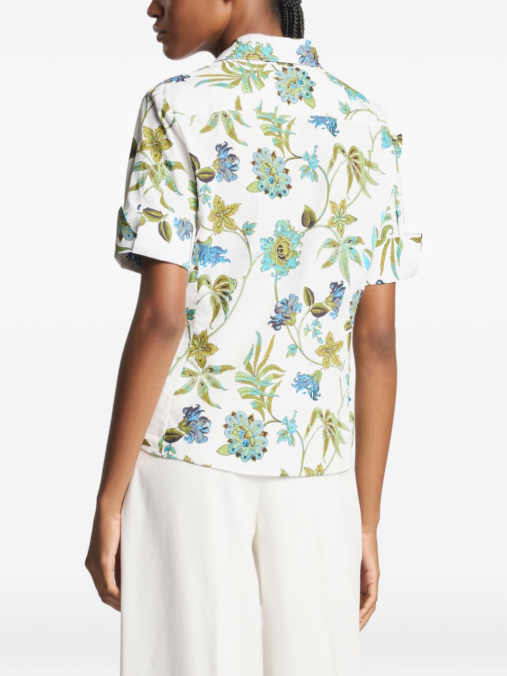 Fay Printed cotton shirt