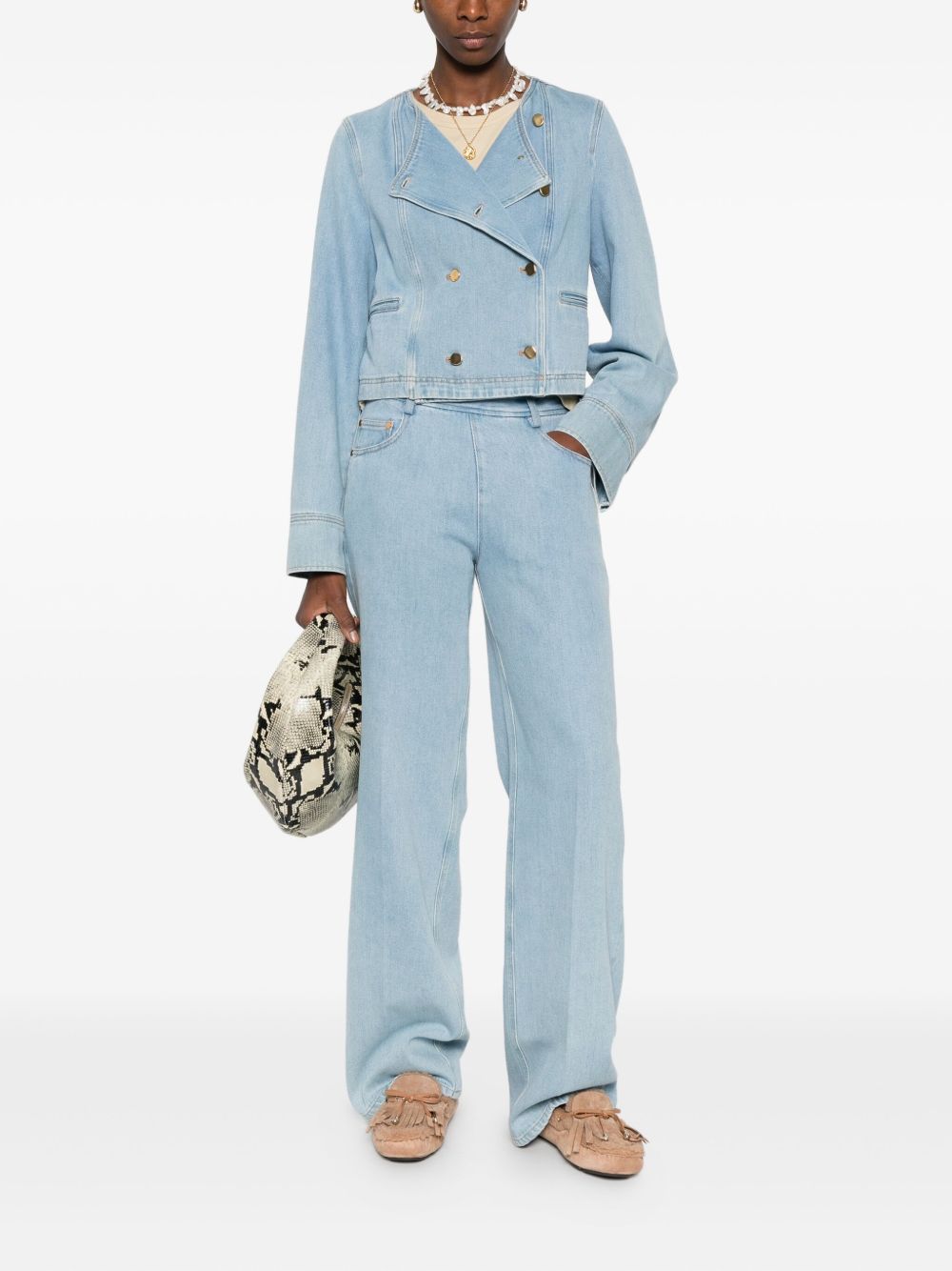 Forte Forte High-waisted denim jeans