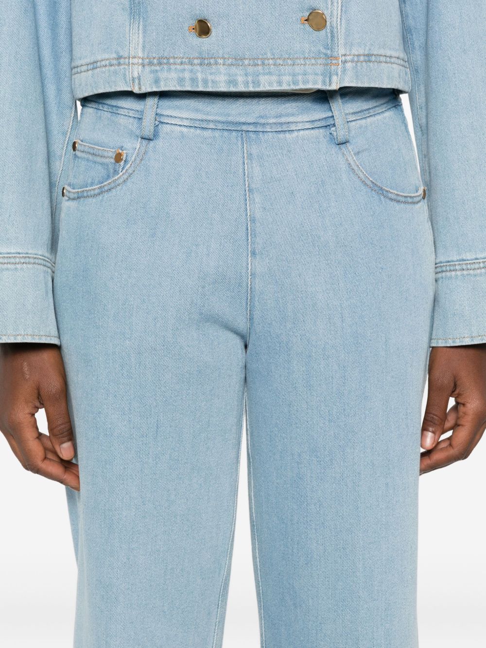 Forte Forte High-waisted denim jeans