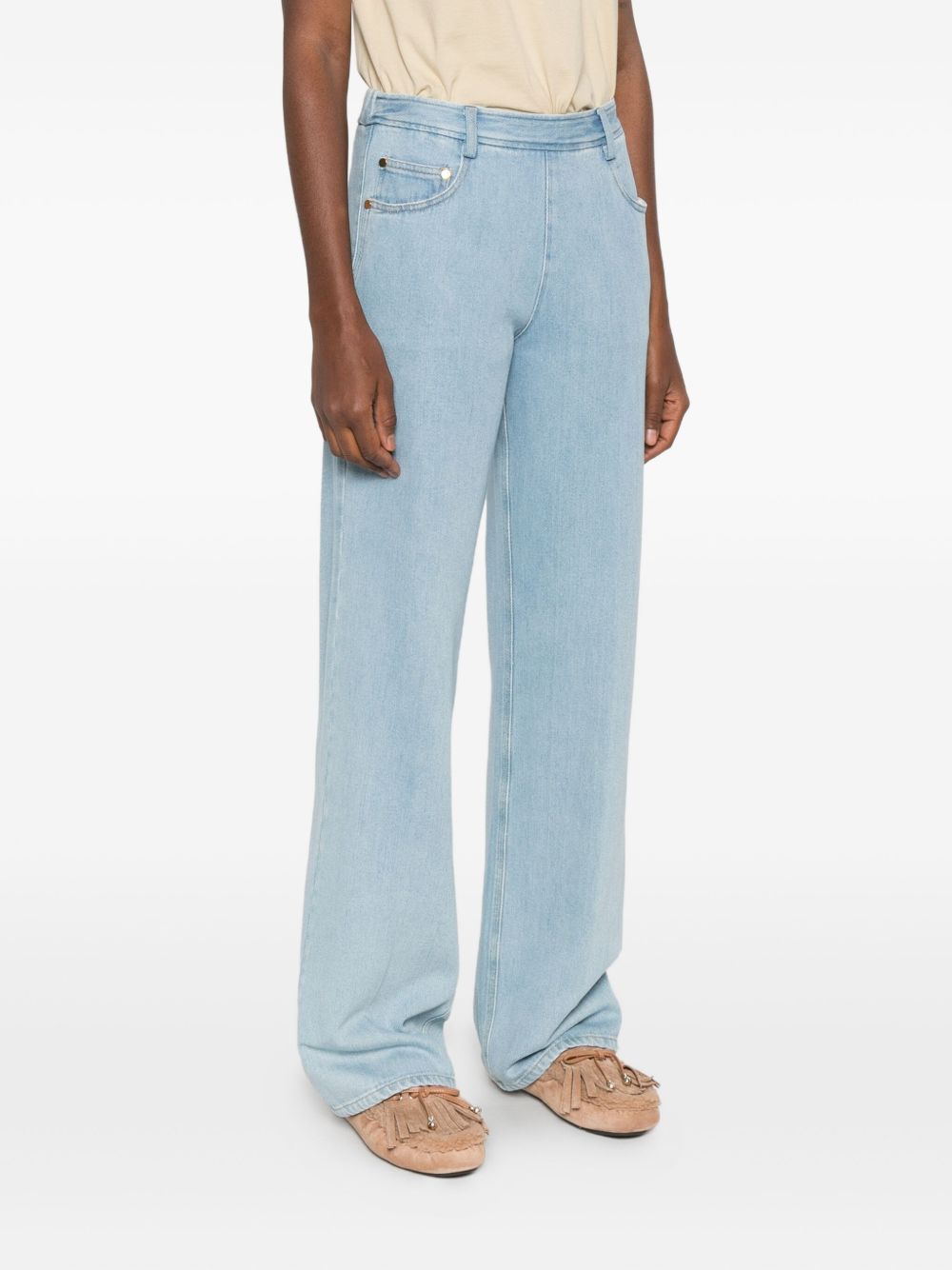 Forte Forte High-waisted denim jeans