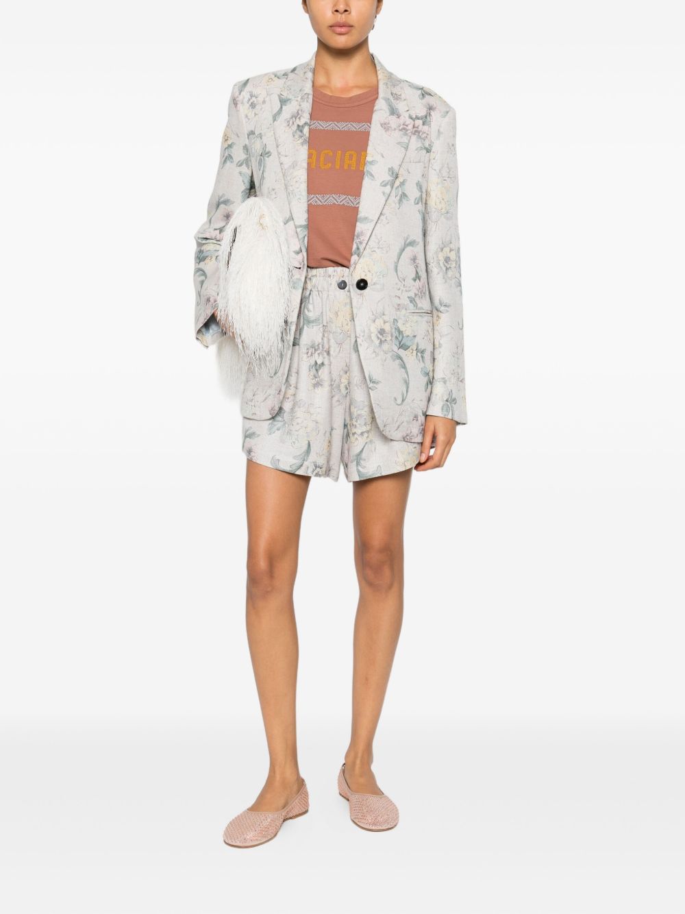 Forte Forte Shorts Powder