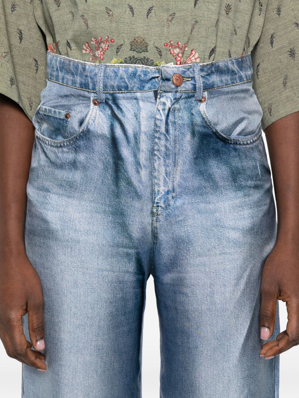 Pierre Louis Mascia Silk trousers