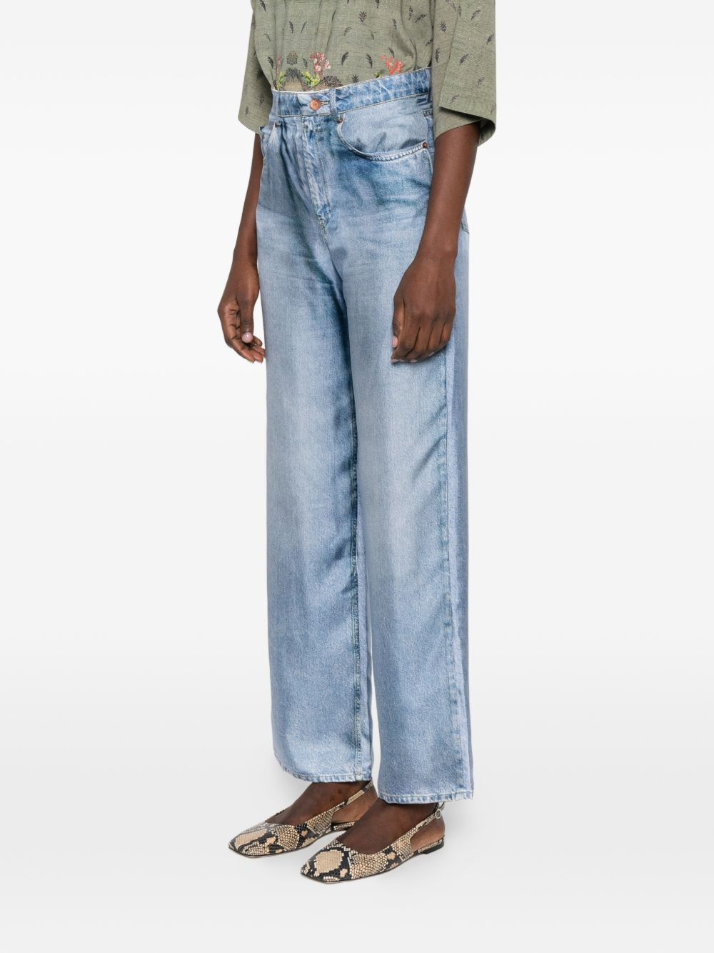 Pierre Louis Mascia Silk trousers