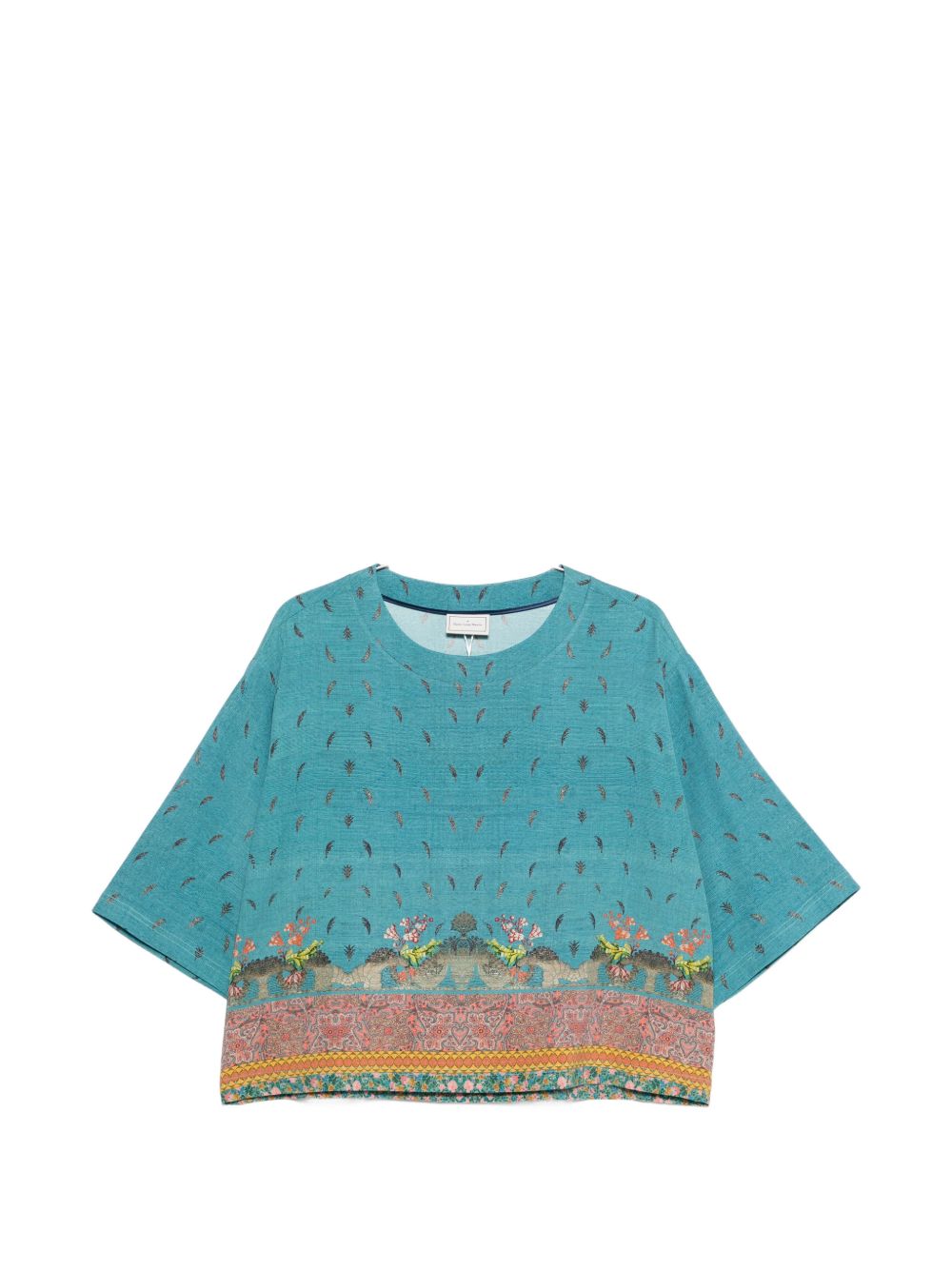 Pierre Louis Mascia Printed silk blouse