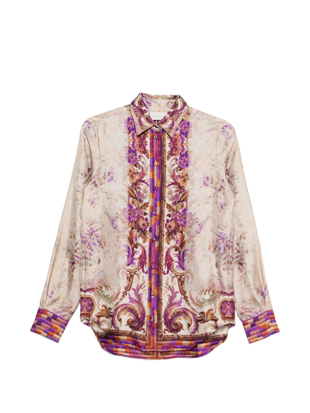 Pierre Louis Mascia Printed silk shirt