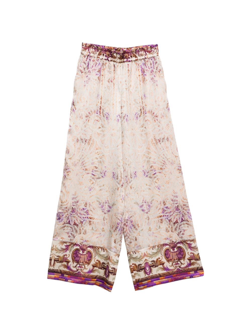 Pierre Louis Mascia Printed silk trousers